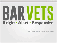 Tablet Screenshot of barvets.com